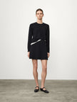 Clare Minirock in black