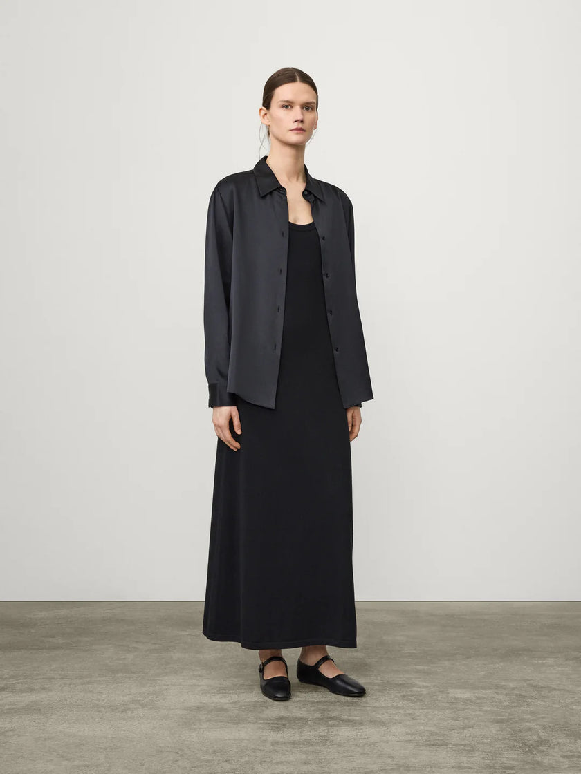 Long Sleeved Button-Up Bluse