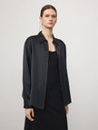Long Sleeved Button-Up Bluse