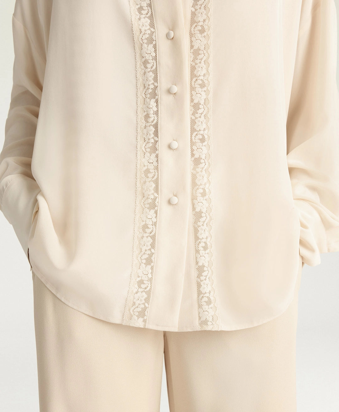 Grapes Seidenbluse