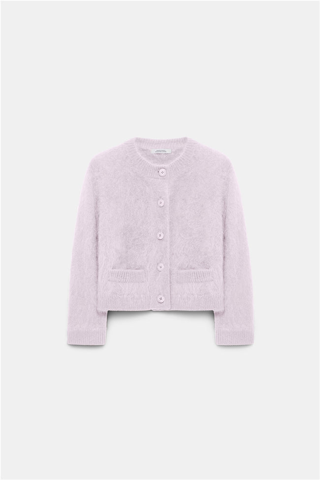 FLUFFY STATEMENTS Cardigan in orchidee – Dorothee Schumacher