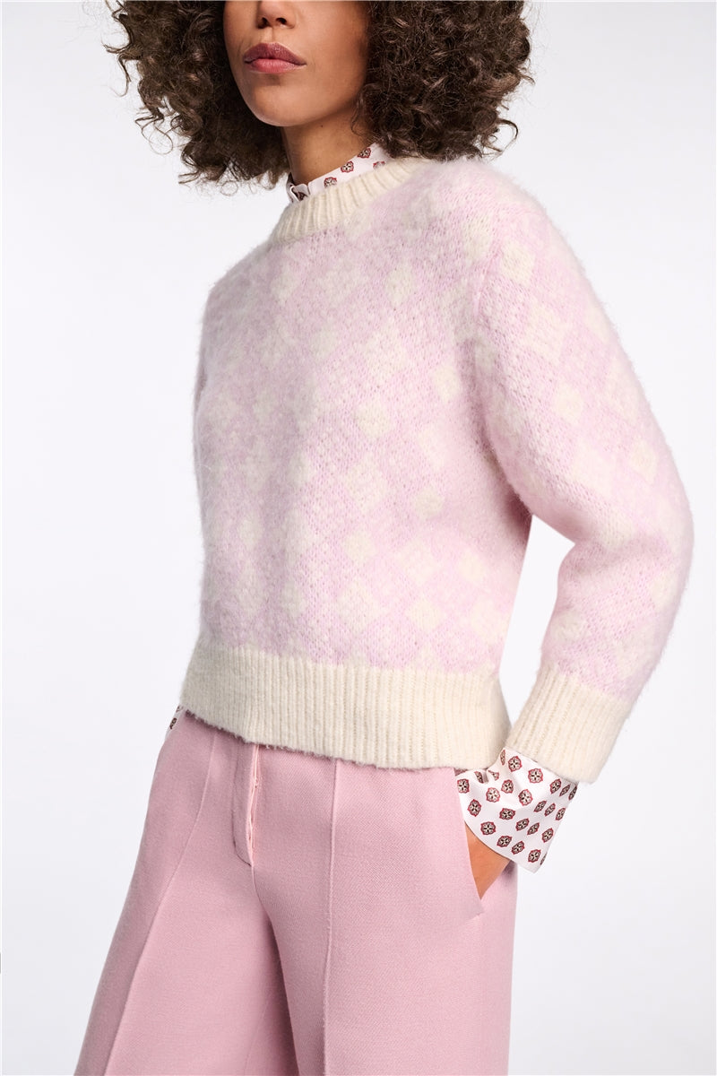 SOFT GRAPHICS Pullover in rose – Dorothee Schumacher