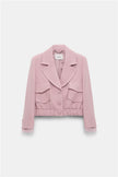LAYERED COOLNESS Jacket in lilac – Dorothee Schumacher