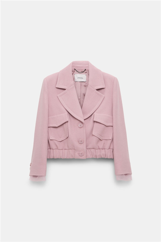 LAYERED COOLNESS Jacket in lilac – Dorothee Schumacher