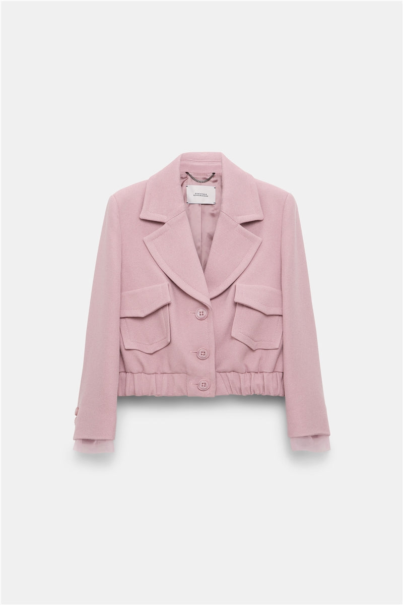 LAYERED COOLNESS Jacket in lilac – Dorothee Schumacher