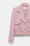 LAYERED COOLNESS Jacket in lilac – Dorothee Schumacher