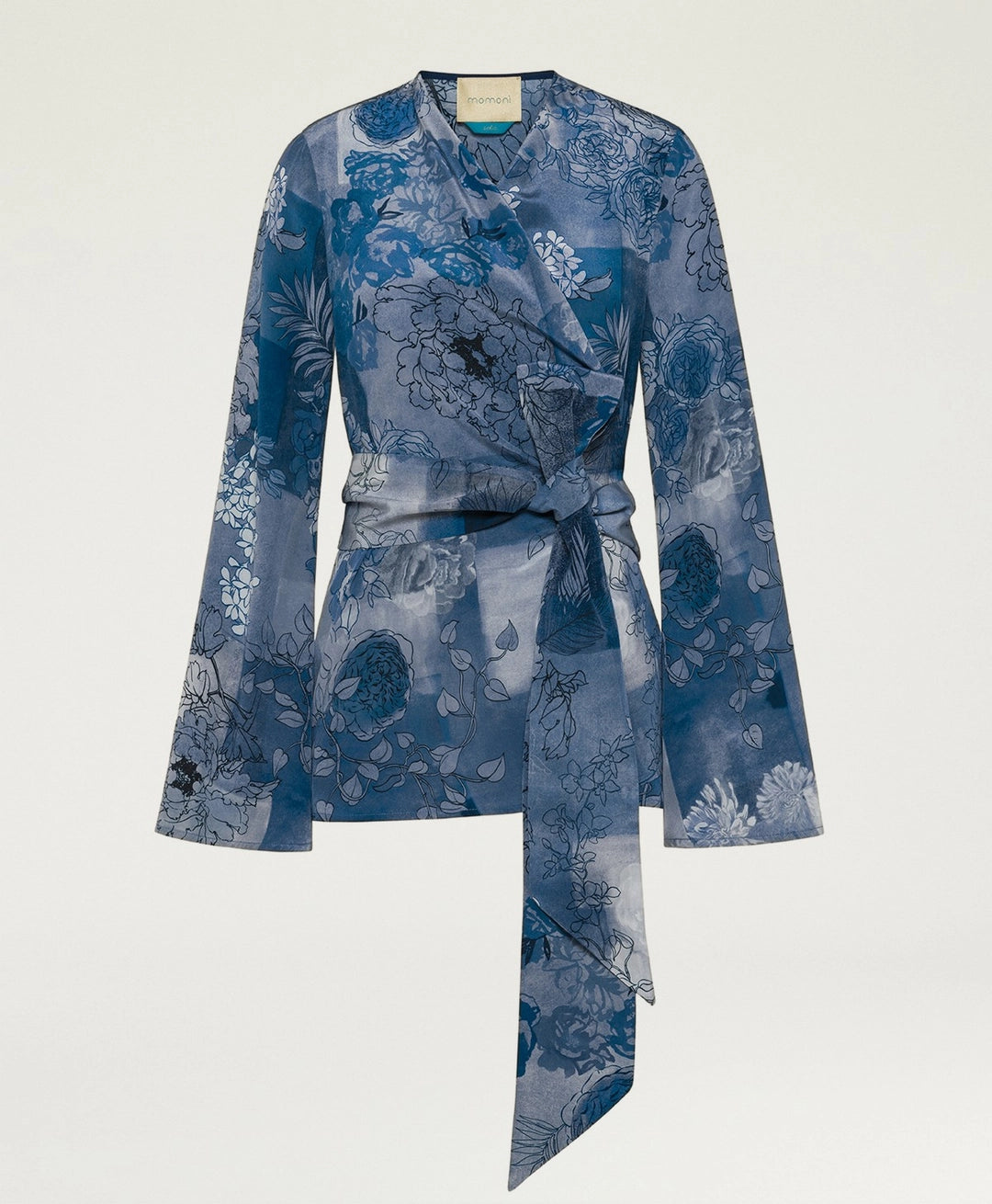 FLORENCE Blouse in Printed Crêpe de Chine – Momonì