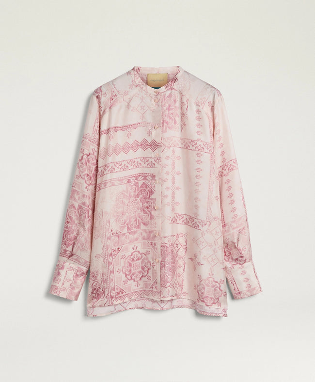 Mesilla Hemd aus bedrucktem Seidentwill – Momonì