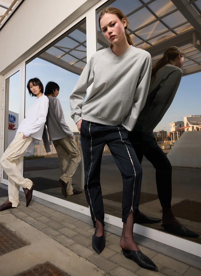 V Vintage Shirt in heather grey