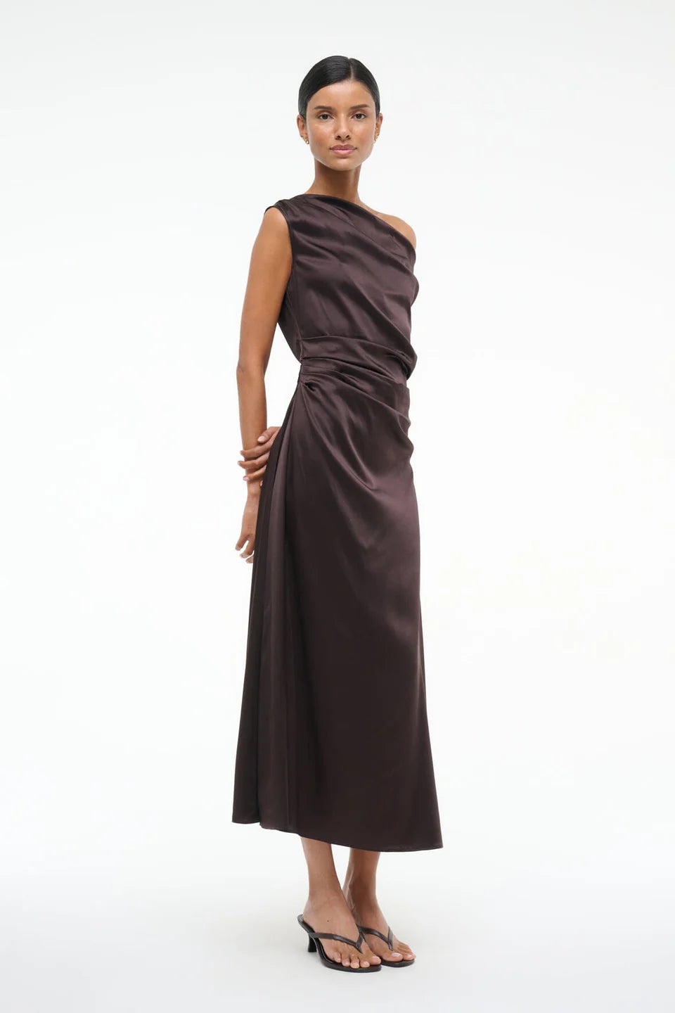 Phare Silk Dress – STAUD