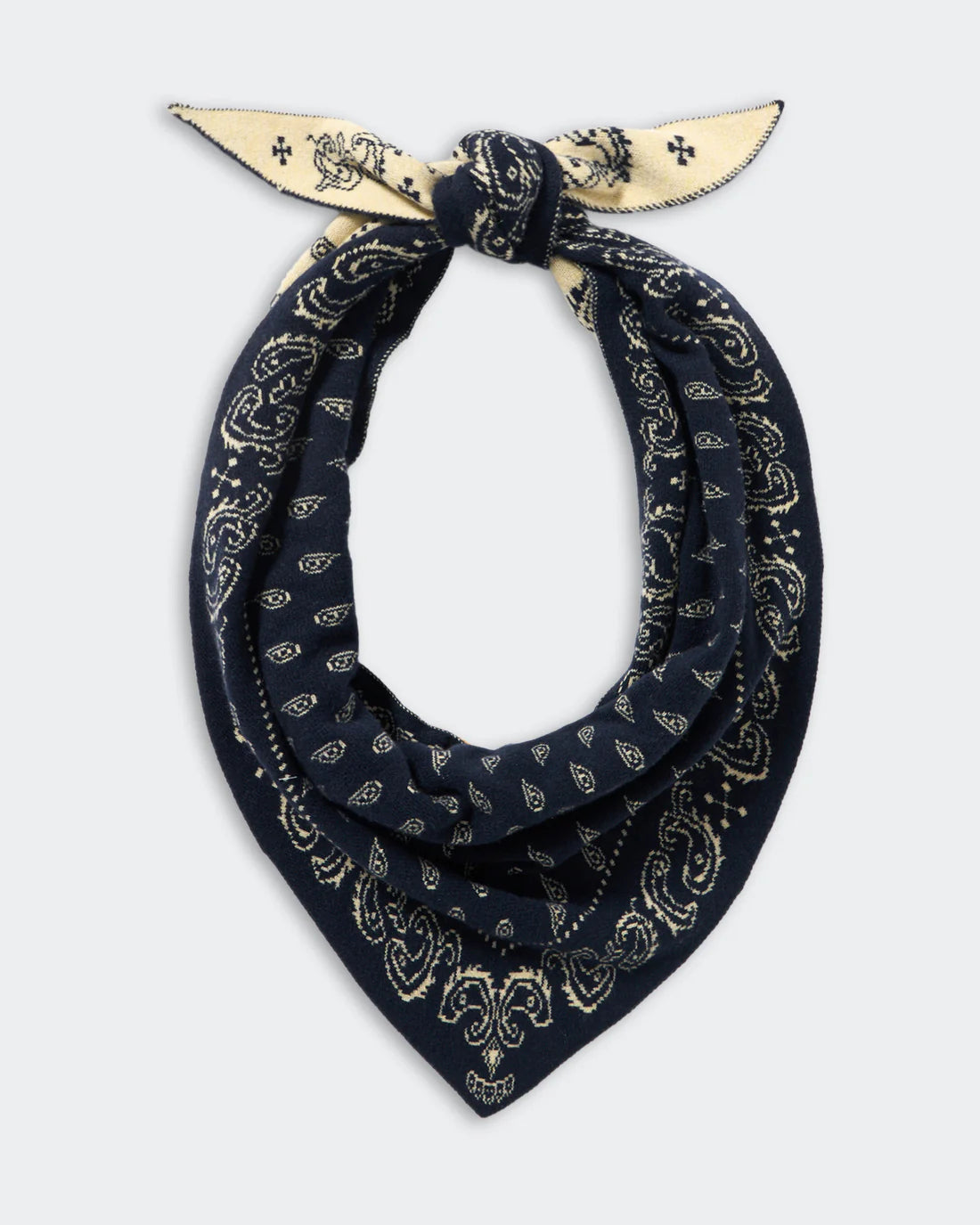 The Wild Rag Dreieckstuch in Midnight/Butter