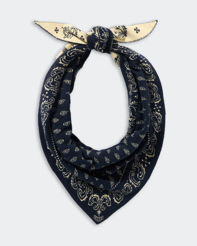 The Wild Rag Dreieckstuch in Midnight/Butter
