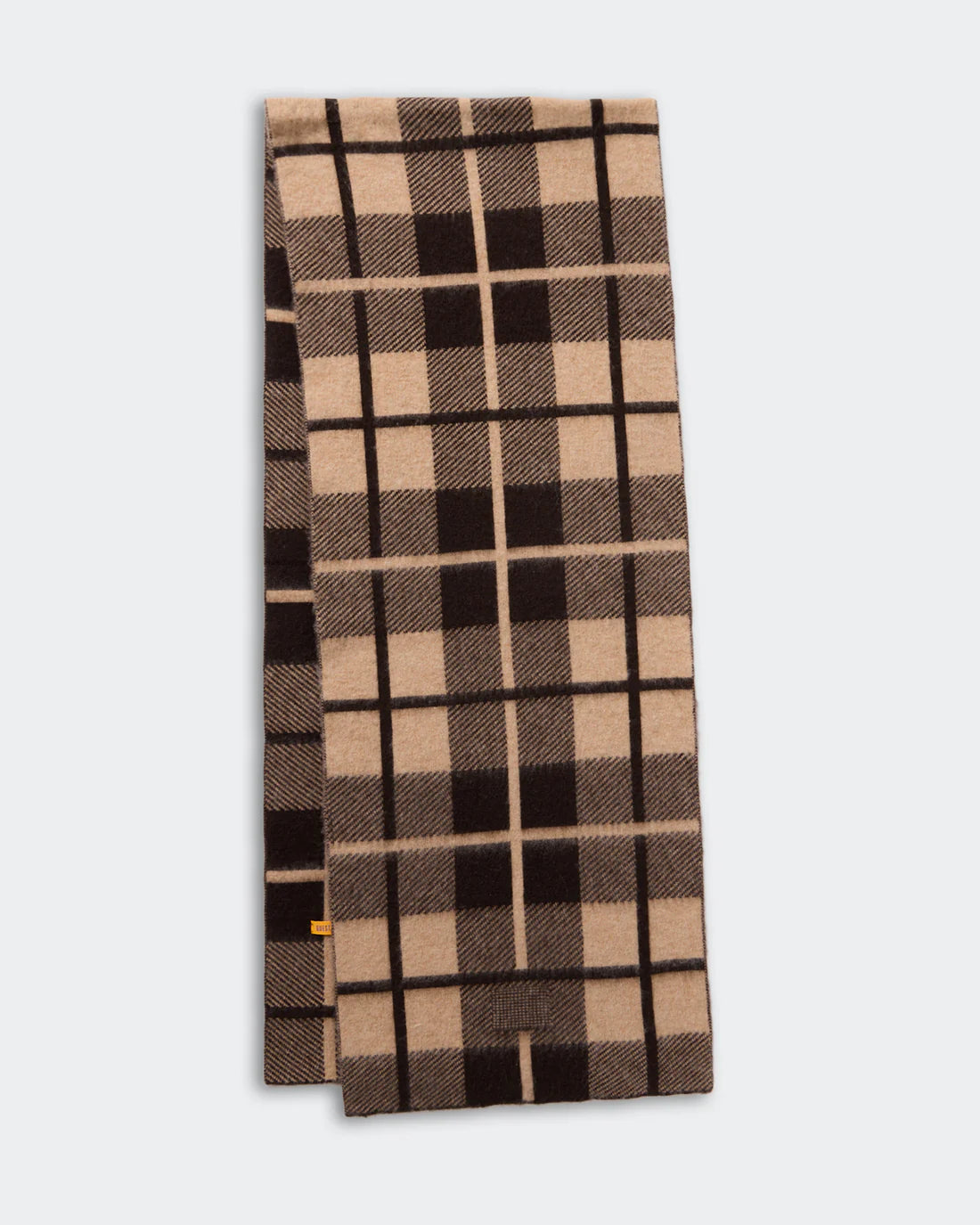 The Plaid Big Scarf in Burnt Cocoa/Dune
