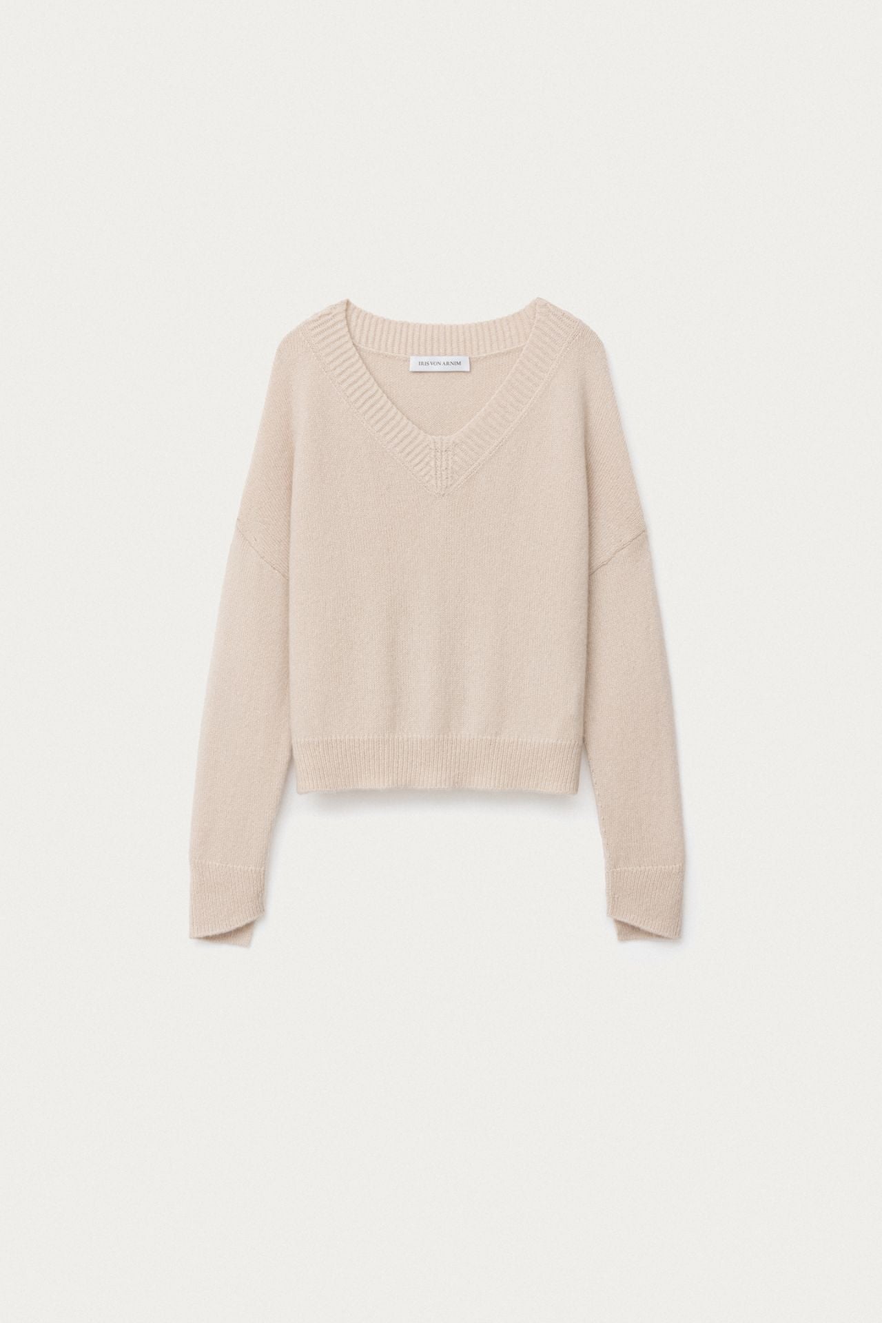 Bergen Cashmere-Seide Pullover in alabaster