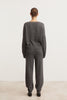 Bergen Cashmere-Seide Pullover in flannel
