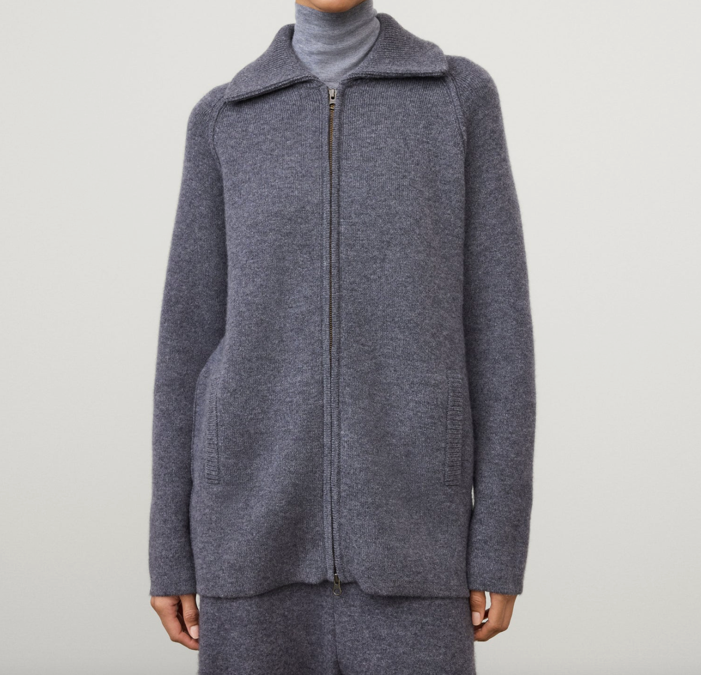 Gardenia Zip Cardigan Jacket - LISA YANG