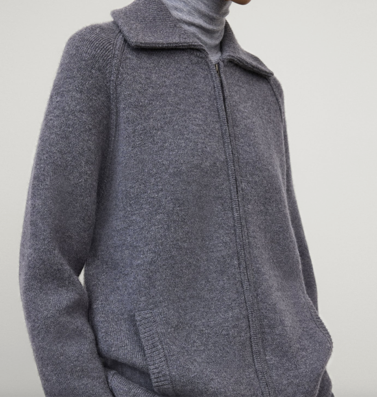 Gardenia Zip Cardigan Jacket - LISA YANG