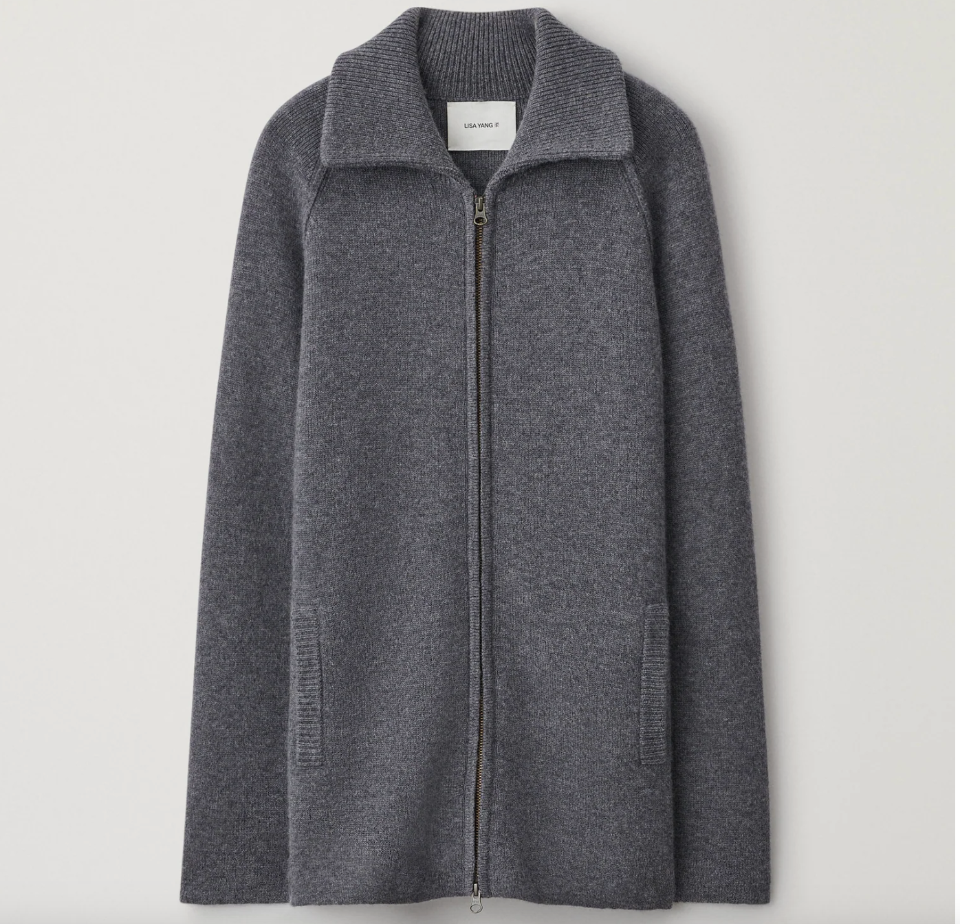 Gardenia Zip Cardigan Jacket - LISA YANG