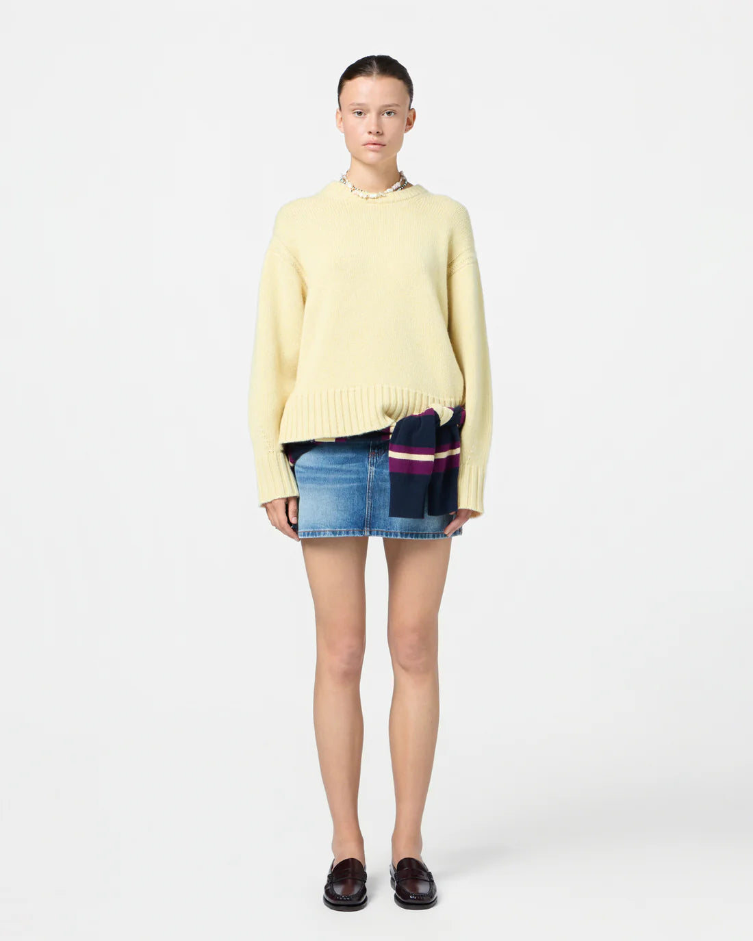 Cozy Crew Pullover in butter