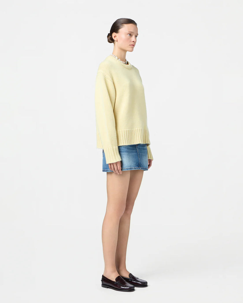 Cozy Crew Pullover in butter