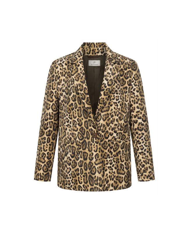 Velvet Blazer Amy in Leo