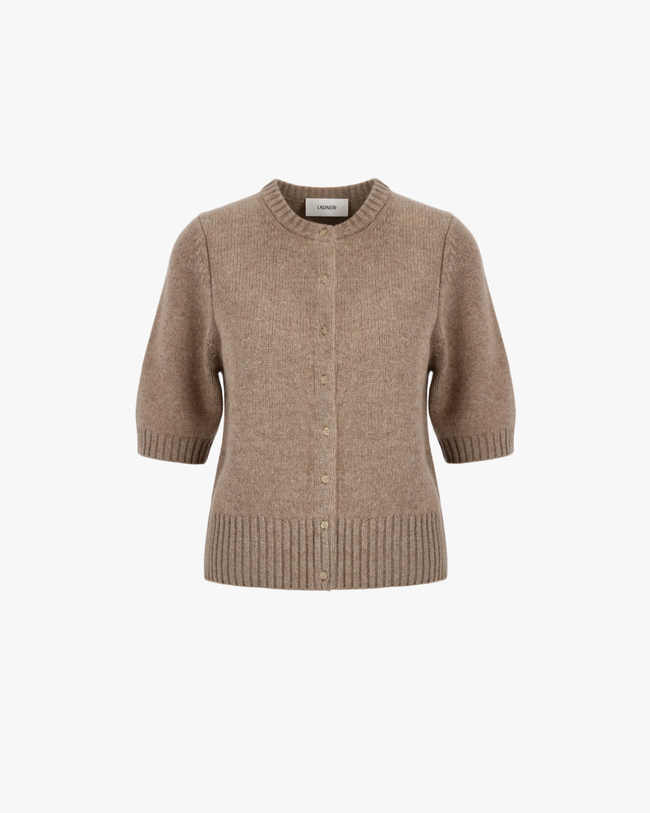 Cardigan Poupette in Warm Taupe – LADNĒRI