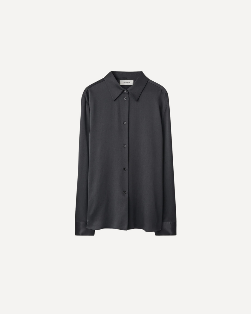 Long Sleeved Button-Up Bluse