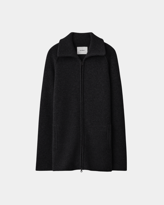 Gardenia Zip Cardigan Jacket - LISA YANG