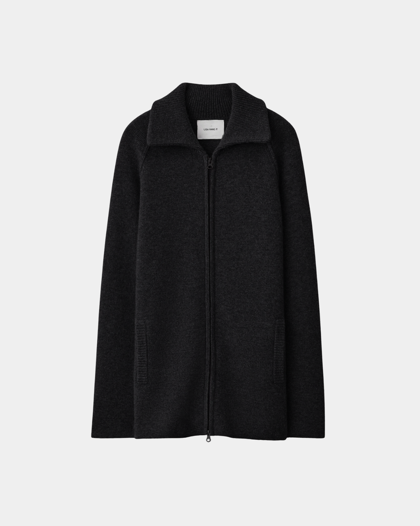 Gardenia Zip Cardigan Jacket - LISA YANG