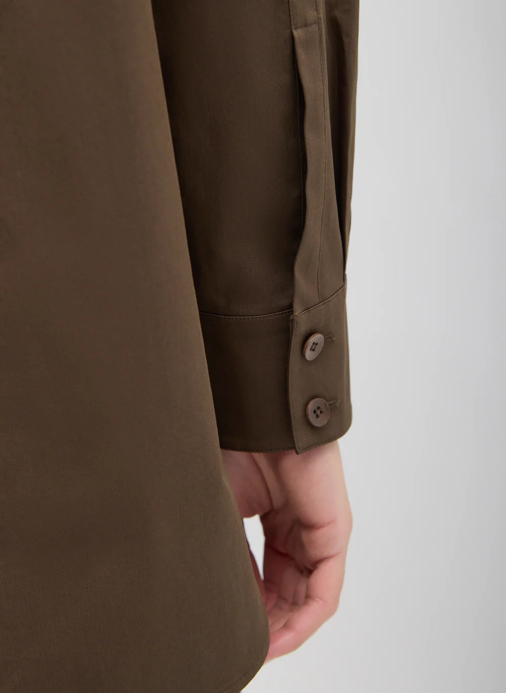 Eco Poplin Tailored Bluse