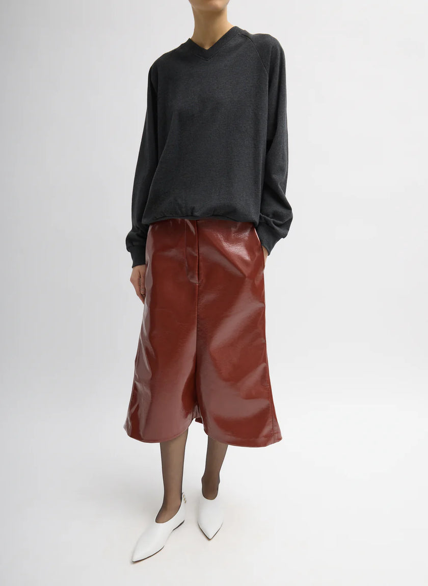 V Vintage Shirt in charcoal grey