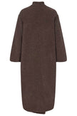 Teddy Coat Mei in Marone