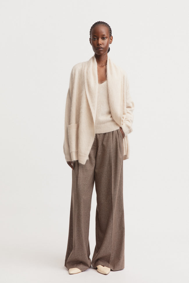 Brushed Cashmere Cardigan Kamelia – Iris von Arnim