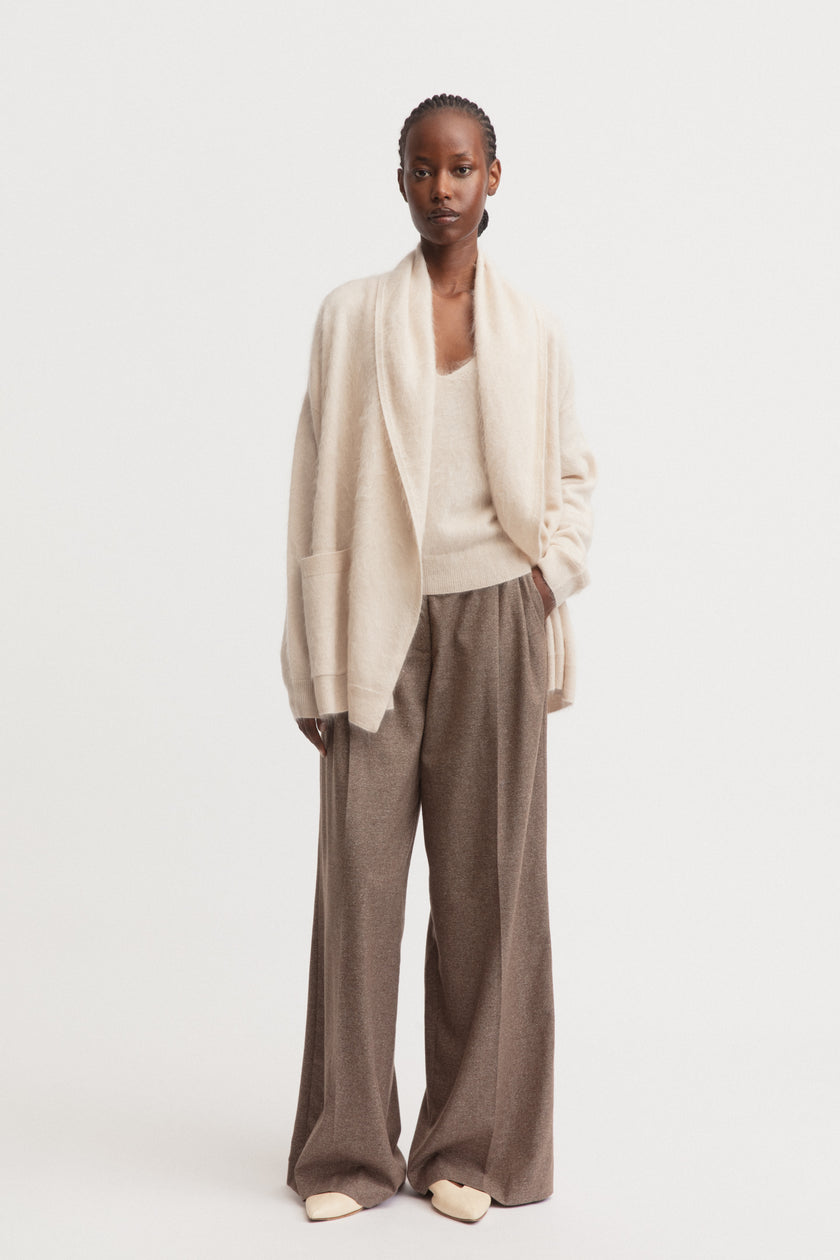 Brushed Cashmere Cardigan Kamelia – Iris von Arnim