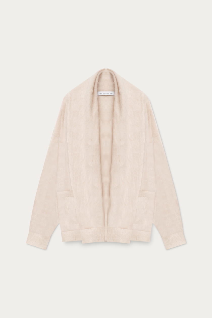 Brushed Cashmere Cardigan Kamelia – Iris von Arnim