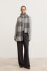 Nael Cashmere Schal in flannel/platin