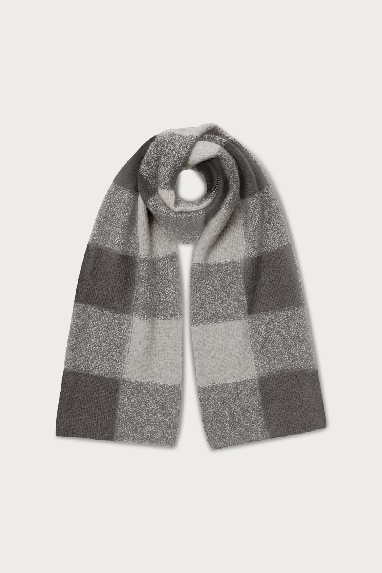 Nael Cashmere Schal in flannel/platin