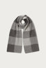 Nael Cashmere Schal in flannel/platin