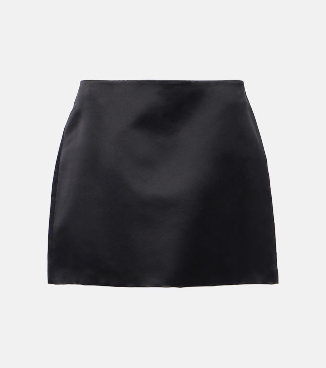 Satin Skirt in Midnight – Lisa Yang
