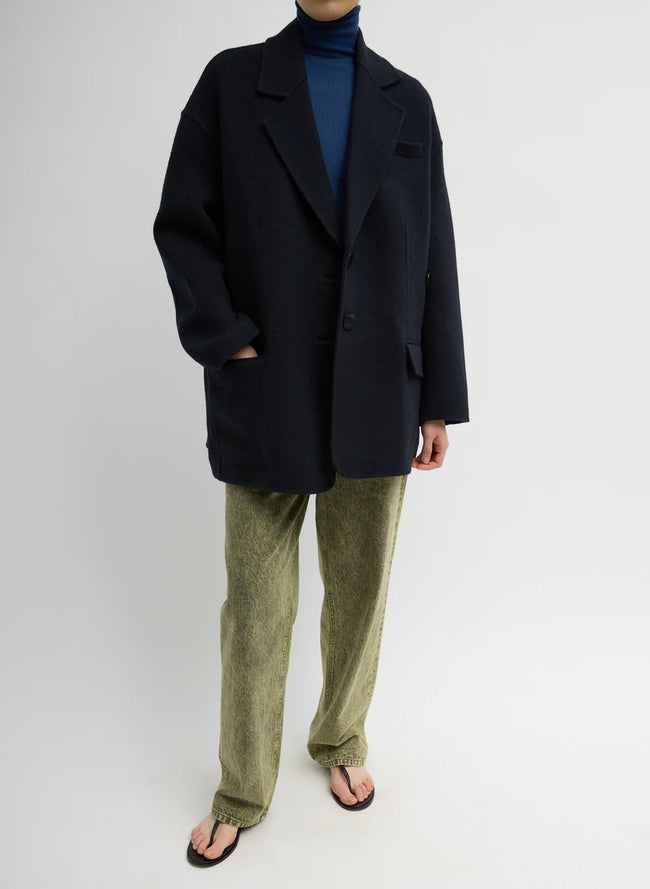 Luxe Double Faced Wool Angora Liam Blazer – Tibi