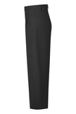 Noa crop cashmere flannel in schwarz