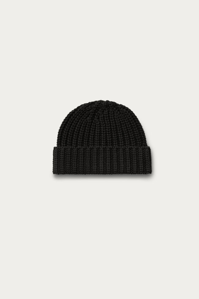 Sorin Cashmere Mütze in nero