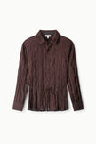 Suki Shirt – Earth Plissé – STAUD