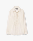 Nathan Ruffle Bluse in ivory