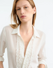 Nathan Ruffle Bluse in ivory