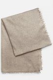 Cashmere Scarf dark beige melange – Mouleta