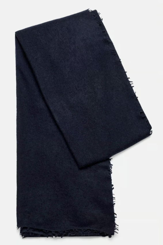 Cashmere Scarf Dark Navy – Mouleta
