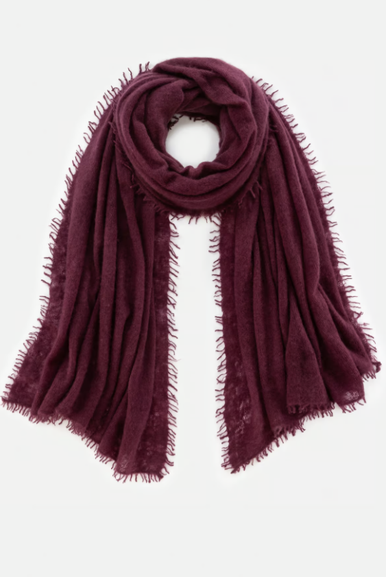 Cashmere Scarf Dark Fig – Mouleta