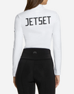 Ginger Halfzip Base Layer – White - Jet Set