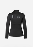 Ginger Halfzip Base Layer – Black - Jet Set